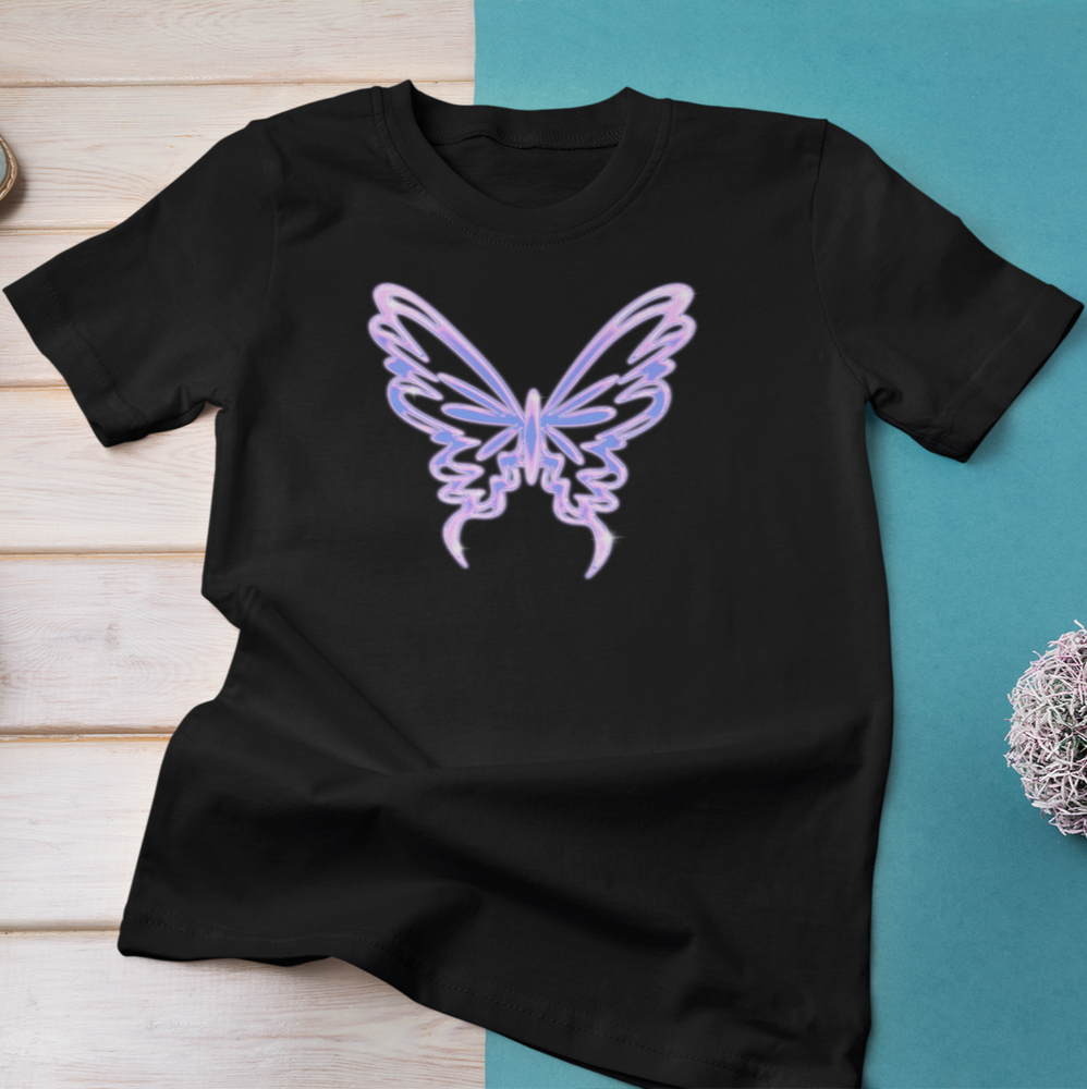 Тениска Glowing Butterfly