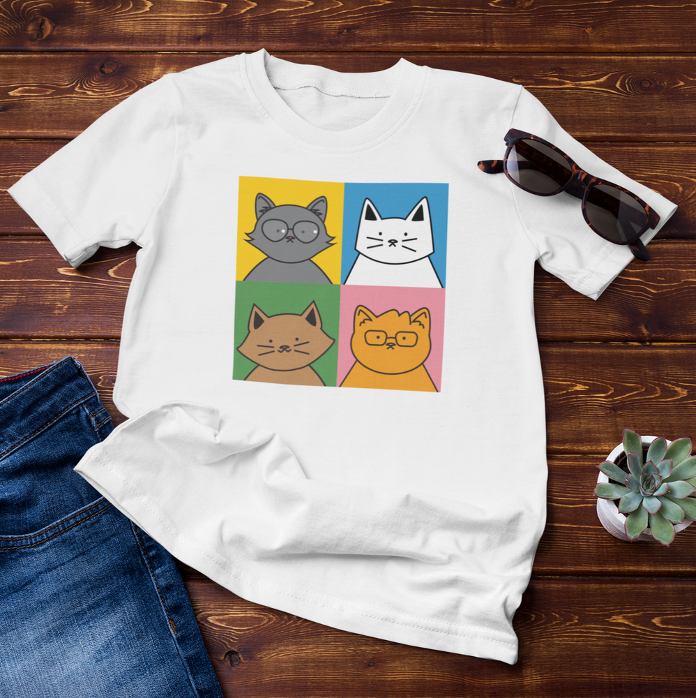 Тениска Cat Portraits