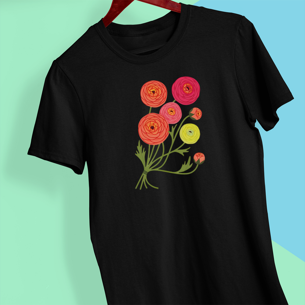 Orange & Yellow Button Flowers