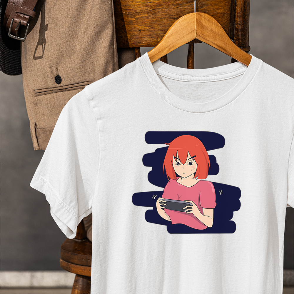 Red Hair Girl Gamer