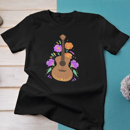 Тениска Flower Guitar