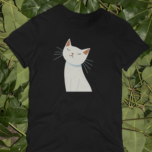 White Mustache Cat