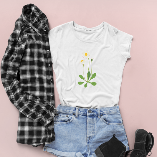 Tiny White Daisies
