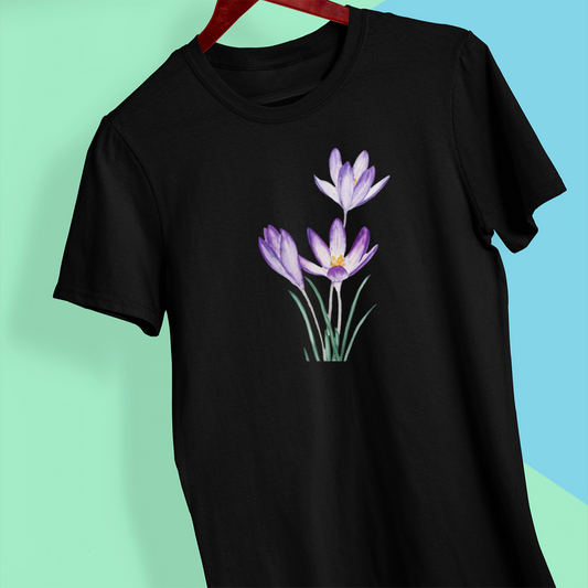 Purple Crocus Blooms