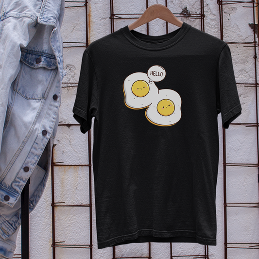 Fried Eggs With Speech Bubble