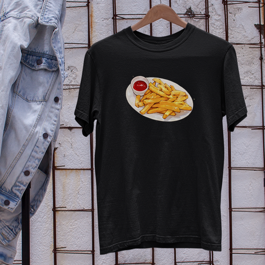 French fries With Ketchup