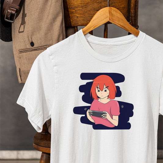 Red Hair Girl Gamer