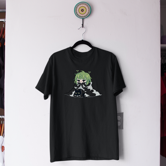 Green Hooded Character