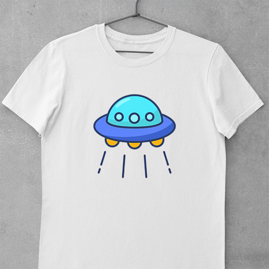 UFO With Blue Lights