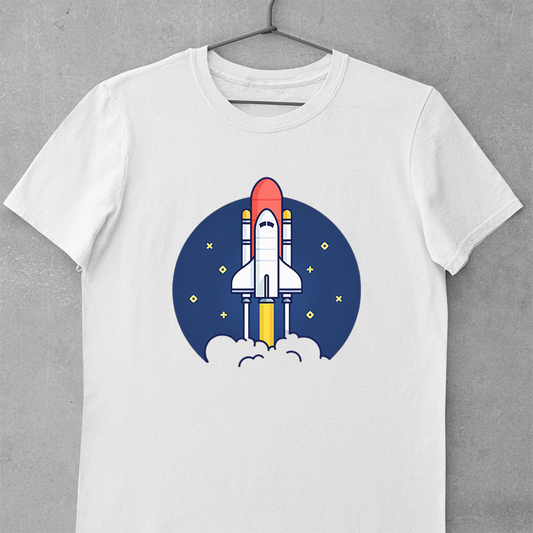 Rocketship In Space