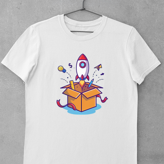 Rocket With Gift Box