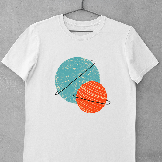 Red And Blue Planet