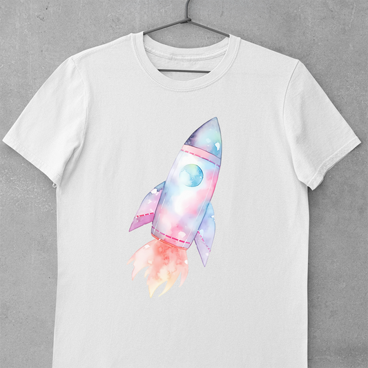 Pink Rocket Launch