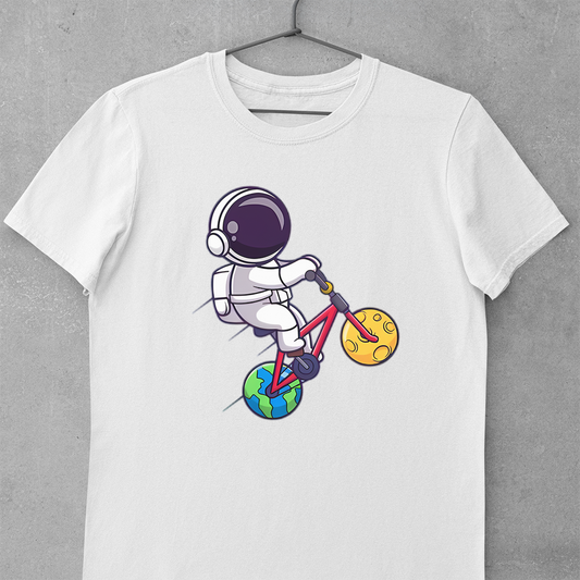 Astronaut Riding Bicycle
