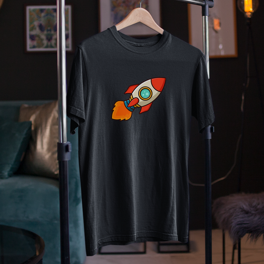 Red Rocket in Space